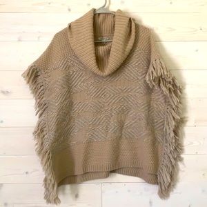 Lucky Brand Wool Sweater/Poncho  XS/S
